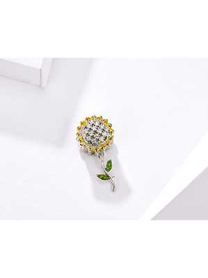 Charm Girasol Plata 925