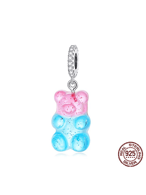 Charm Osito De Goma Plata 925