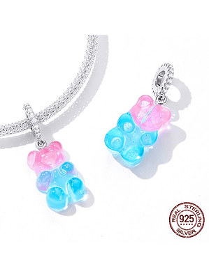 Charm Osito De Goma Plata 925