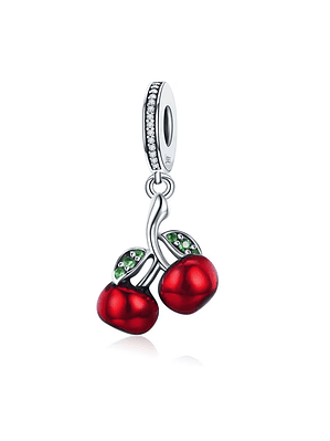 Charm Cerezas Plata 925