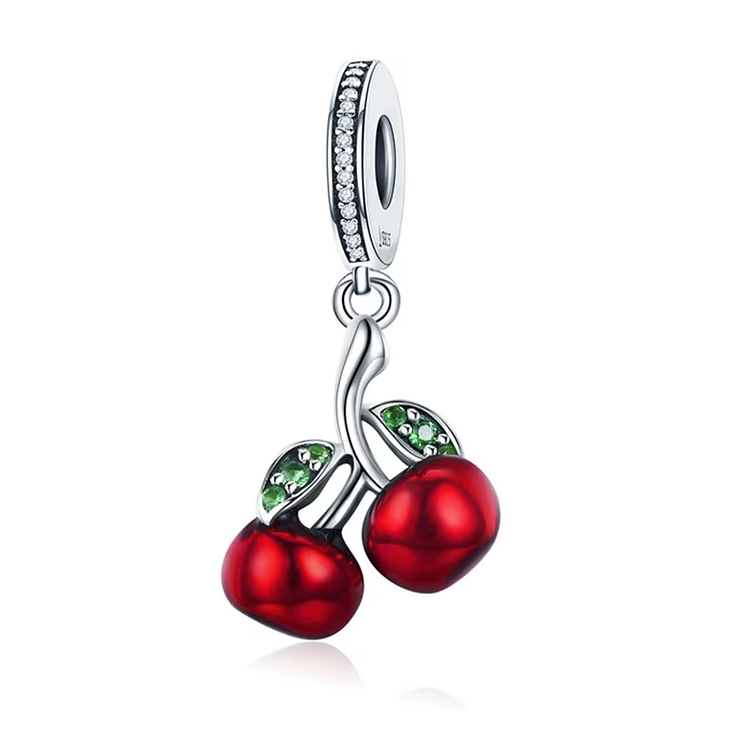 Charm Cerezas Plata 925 1