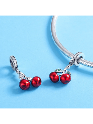 Charm Cerezas Plata 925