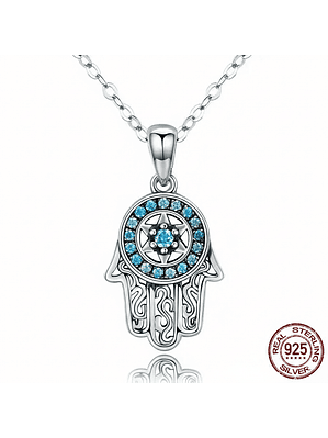 Collar Mano de Fátima Plata 925