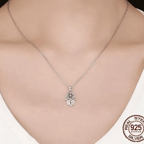 Collar Mano de Fátima Plata 925 2