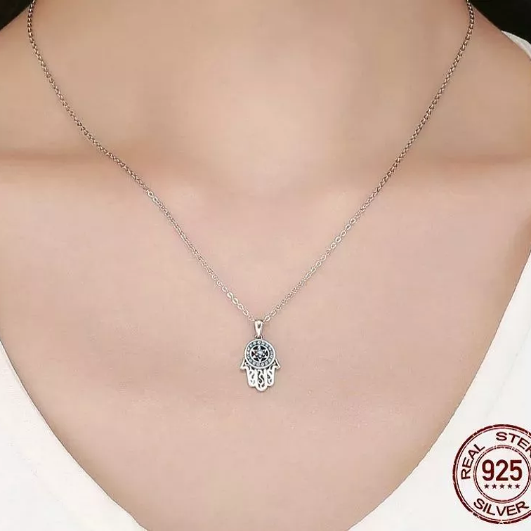 Collar Mano de Fátima Plata 925 2