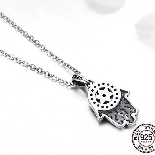 Collar Mano de Fátima Plata 925 4