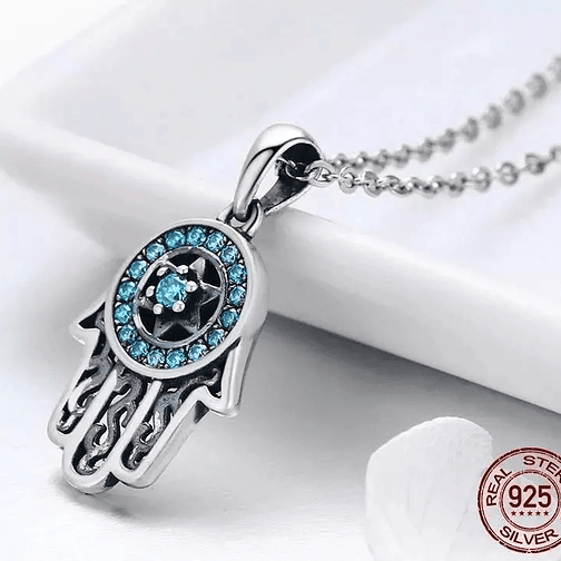 Collar Mano de Fátima Plata 925 5