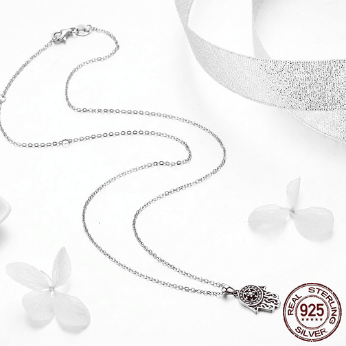 Collar Mano de Fátima Plata 925 6