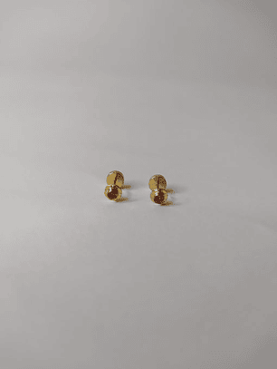 Aros abridores Rosa de Francia con tope 2 mm Oro 14k