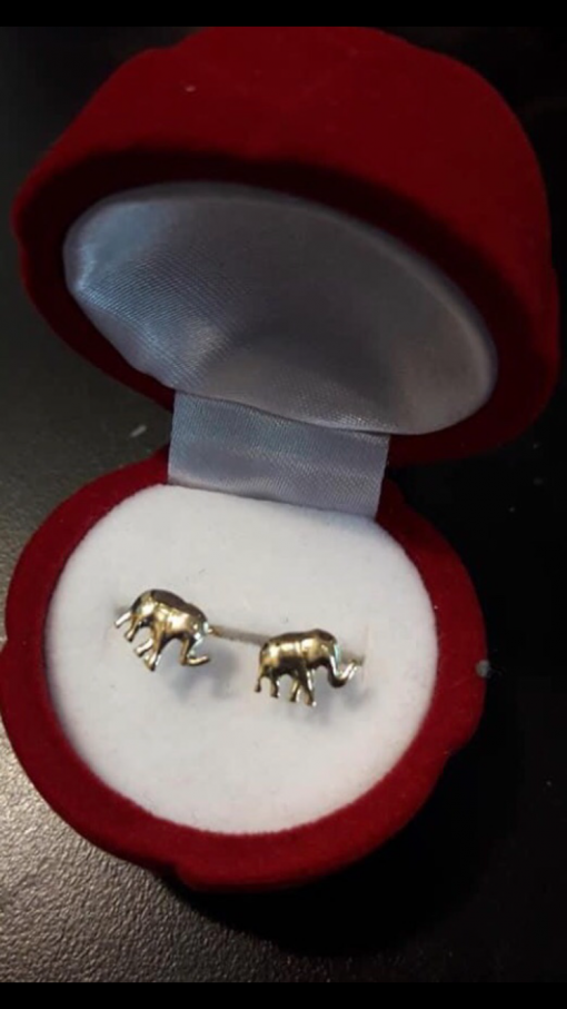 Aros elefante 1.1 grs Oro 18k 1