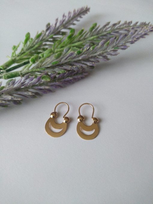 Aros araucanos 1.7 grs Oro 18k 1