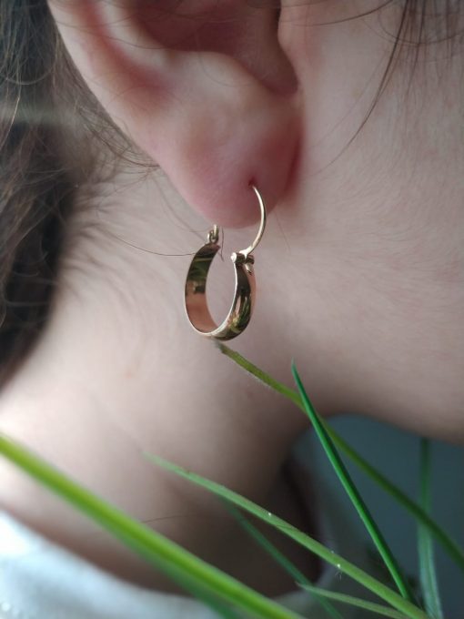 Aros bote 2.8 grs Oro 18k 1