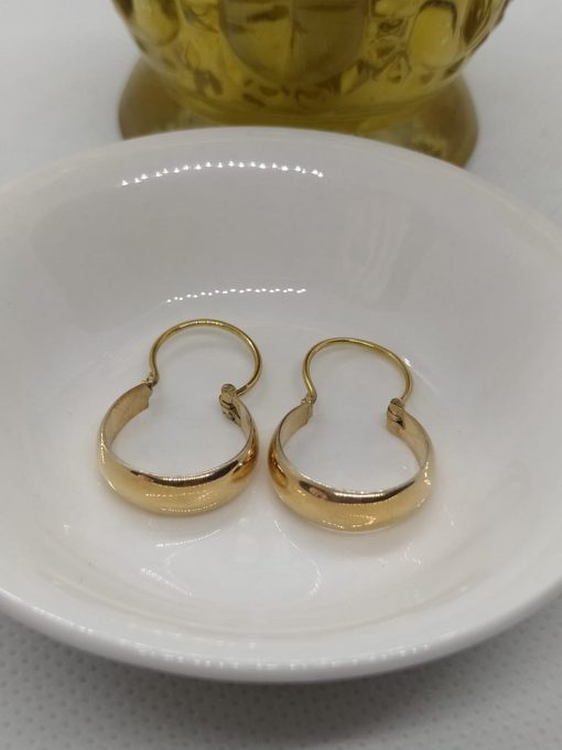 Aros bote 2.8 grs Oro 18k 4