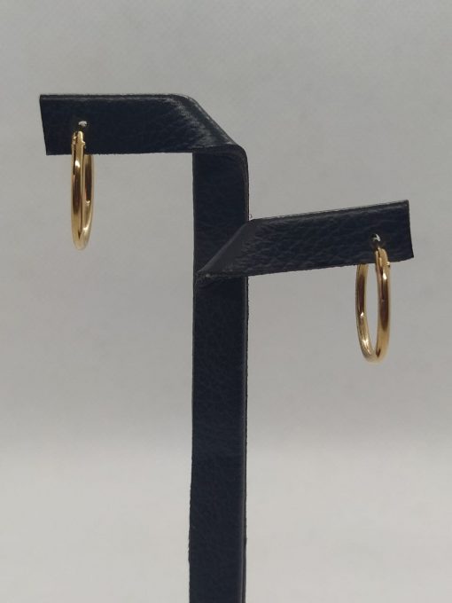 Aros tubo sin gancho 1.5 grs Oro 18k 3