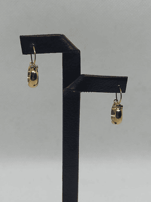 Aros argolla bote 1.5 grs Oro 18k