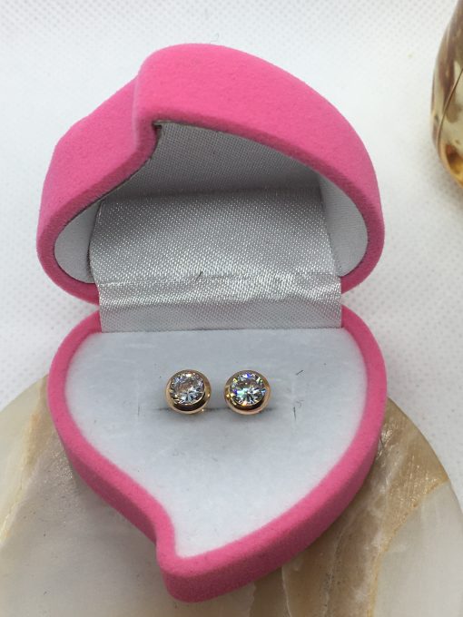 Aros punto de luz 1.3 grs Oro 18k 4