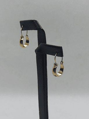 Aros argolla bote 2.3 grs Oro 18k