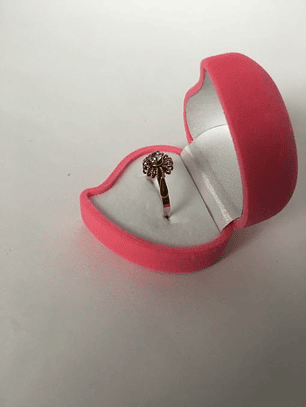 Anillo trenza circón 2.7 grs Oro 18k