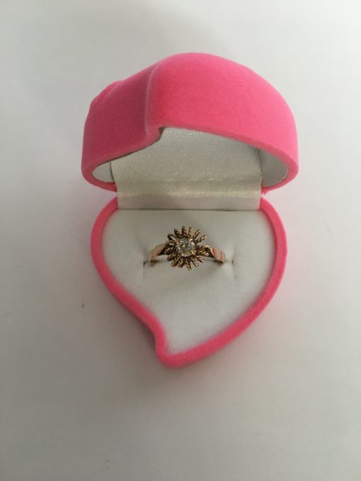 Anillo trenza circón 2.7 grs Oro 18k 3