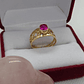 Anillo Olimpo rubí 3 grs Oro 18k - Miniatura 4