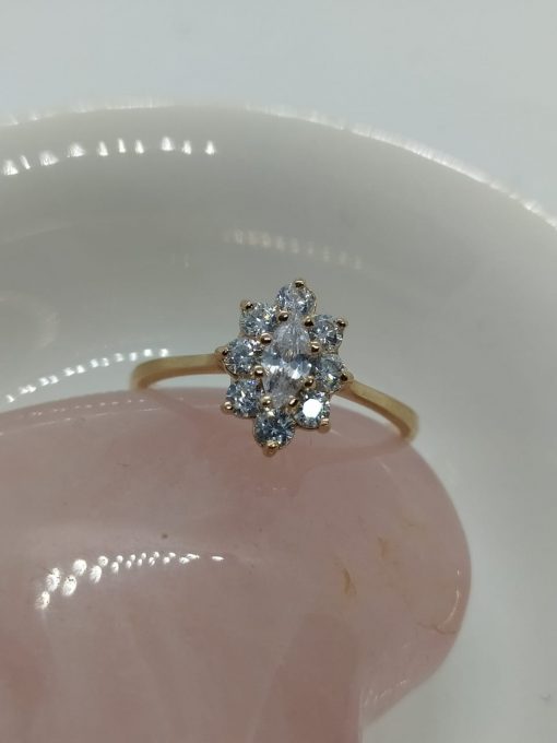 Anillo lady circón 3 grs Oro 18k 2