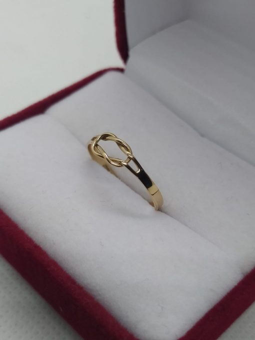 Anillo nudo 1.3 grs Oro 18k 3