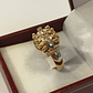 Anillo chevalier circón 4.6 grs Oro 18k - Miniatura 1