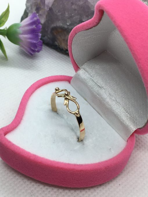 Anillo infinito 1.4 grs Oro 18k 2