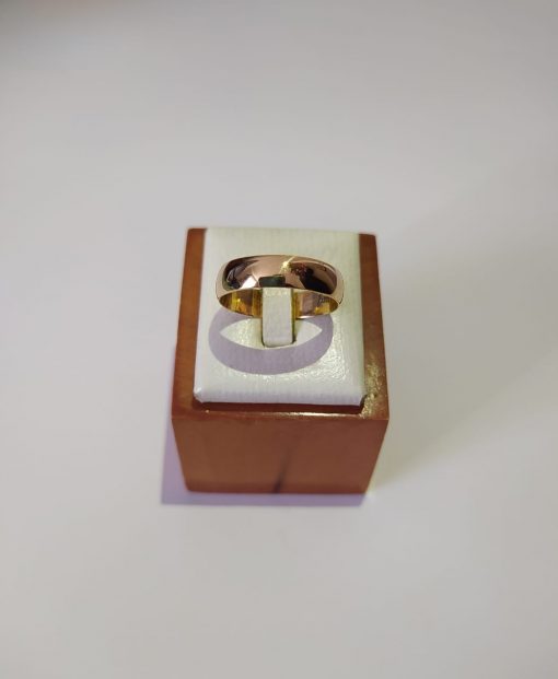 Argollas 5 mm modelo media caña 5 grs Oro 18k 1