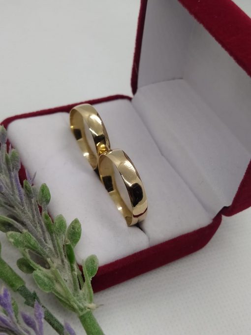 Argollas media caña 6 mm 6.8 grs Oro 18k 1