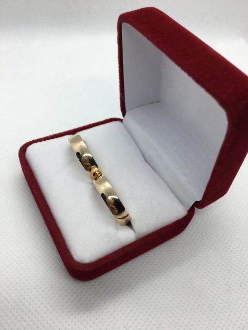 Argollas media caña 6 mm 6.8 grs Oro 18k 2
