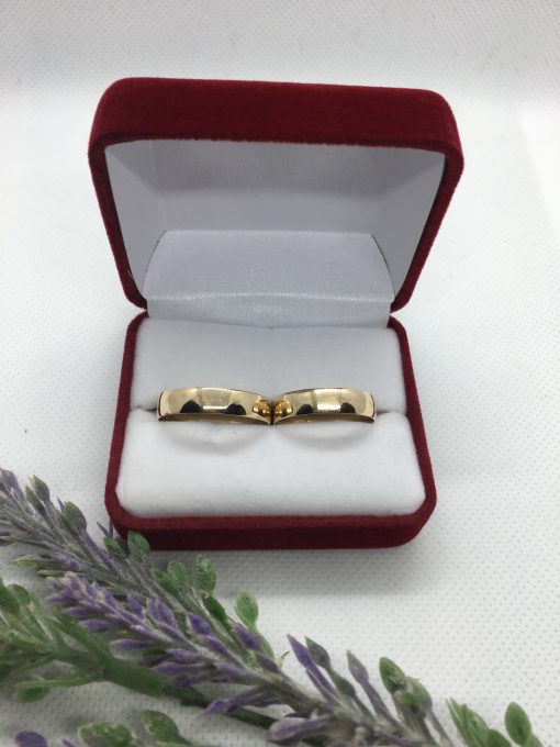 Argollas media caña 6 mm 6.8 grs Oro 18k 4