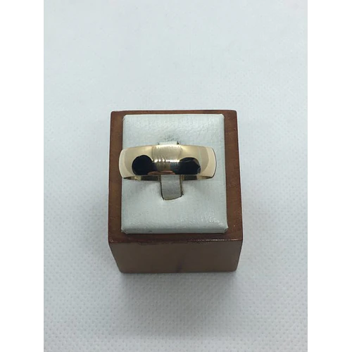 Argolla media caña 6 mm 5 grs Oro 18k