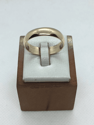 Argolla media caña mm 5 grs Oro 18k