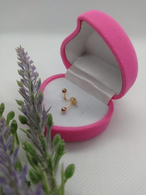 Aros abridores 3 mm bolita Oro 14 k 1