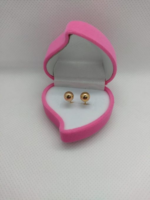 Aros bolita 6 mm Oro 14k 1