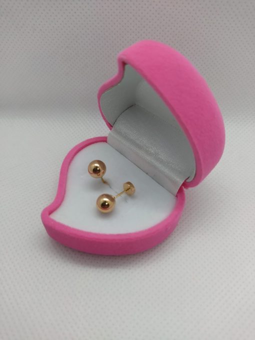 Aros bolita 6 mm Oro 14k 4