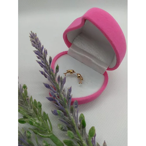 Aros delfín 8 mm Oro 14k