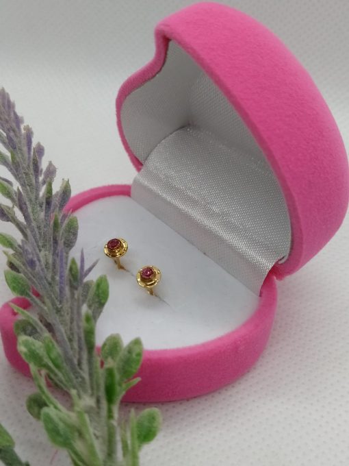 Aros abridores rosa de Francia 4 mm Oro 14k 6
