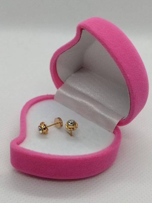 Aros abridores circón 6 mm Oro 14k 5