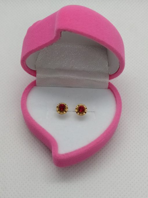 Aros abridores rubí 6 mm Oro 14k 8