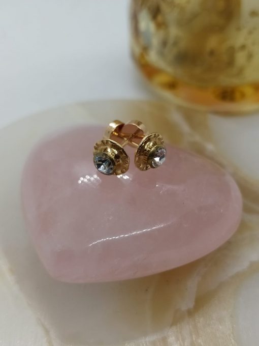 Aros abridores circón 5 mm Oro 14k 5