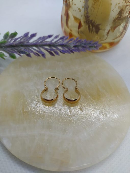 Aros bote 1.3 grs Oro 18k 1