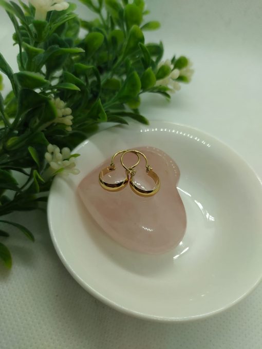 Aros bote 1.3 grs Oro 18k 3