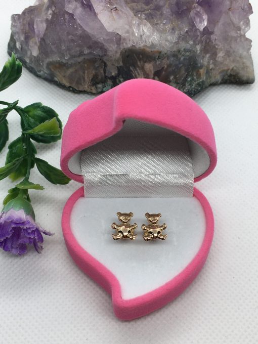 Aros ositos 0.9 grs Oro 18k 3