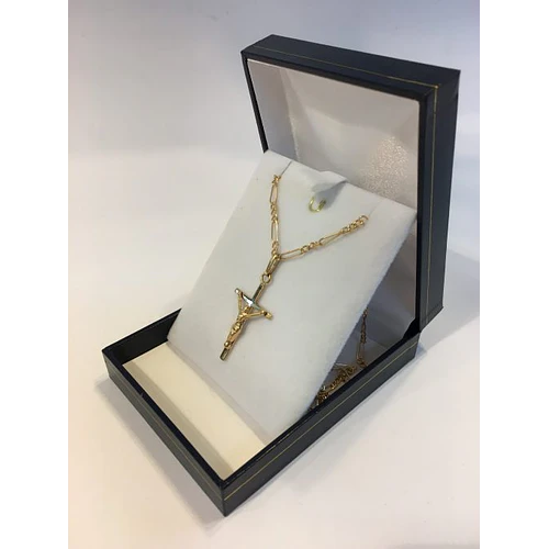 Cadena cartier 60 cm con cruz 7.0 grs Oro 18k