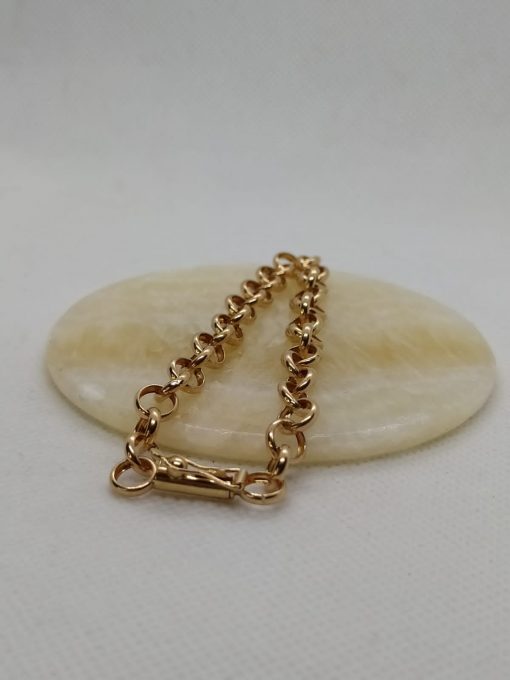 Pulsera rolo 19 cm 10 grs Oro 18k 2