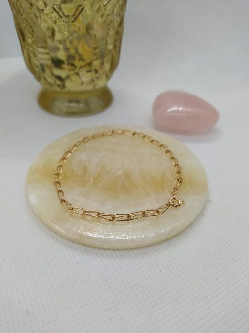 Pulsera jaula 19 cm 2.8 grs Oro 18k 3