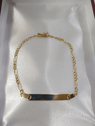 Piocha unisex 18 cm 5 grs Oro 18k