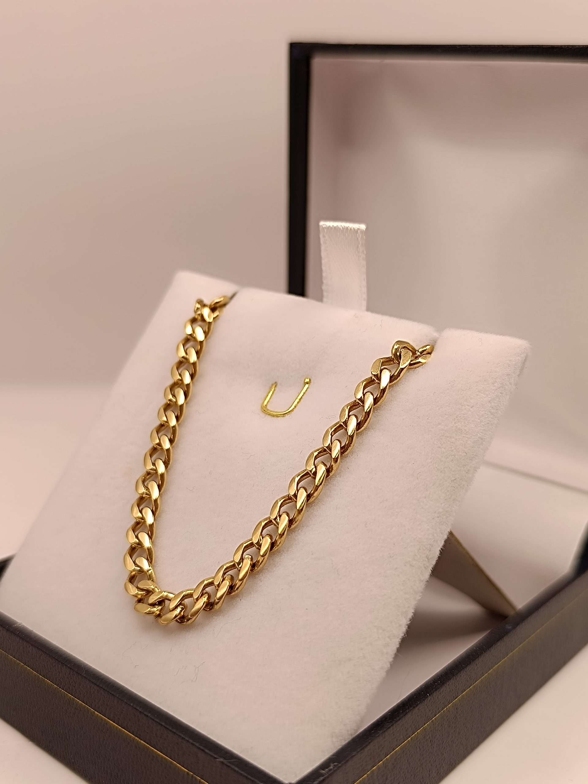 Pulsera grumet 20 cm 12 grs de oro 18k 1